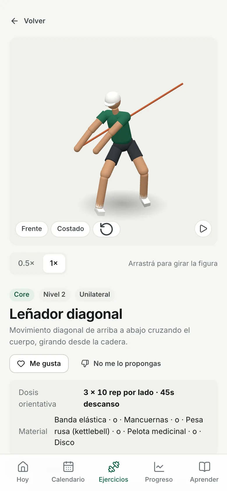 Cada movimiento en 3D