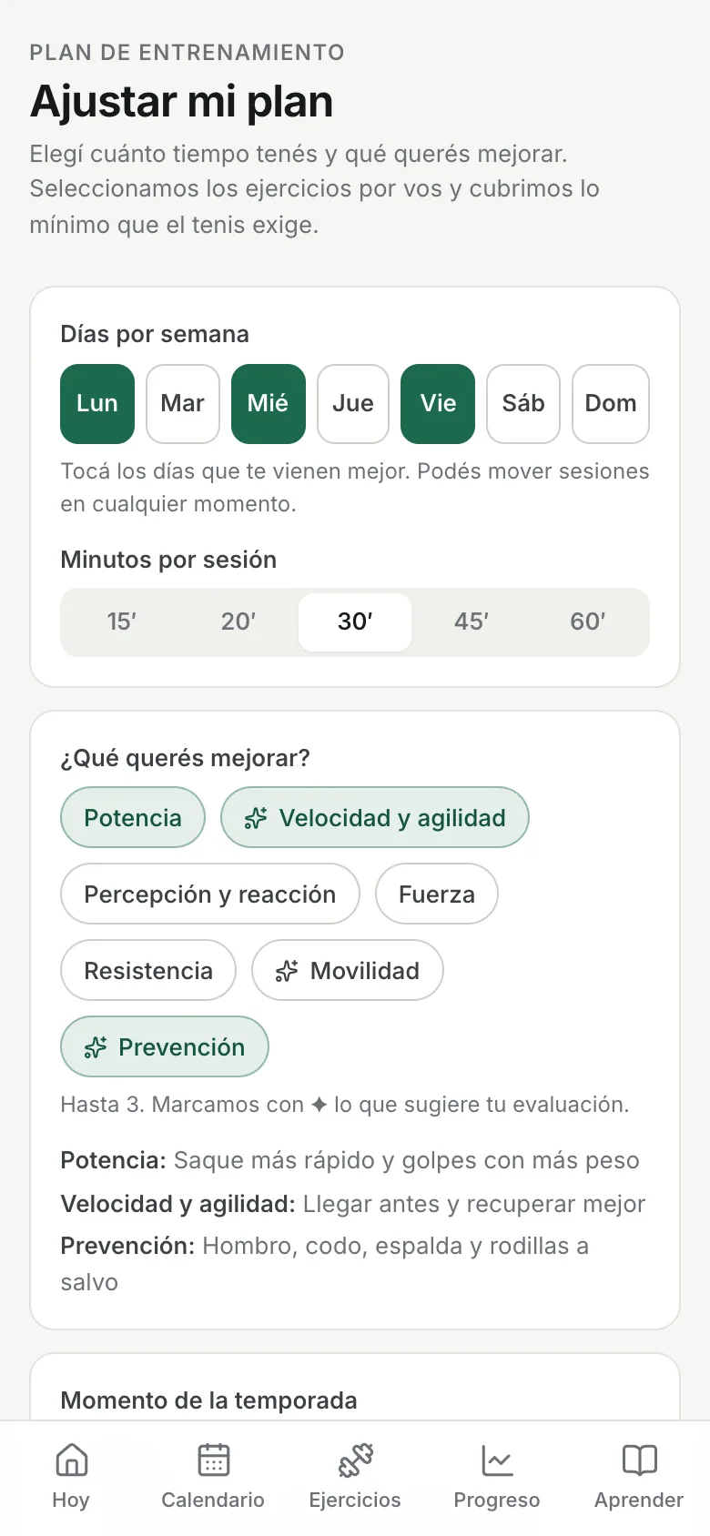 Tu plan, armado solo